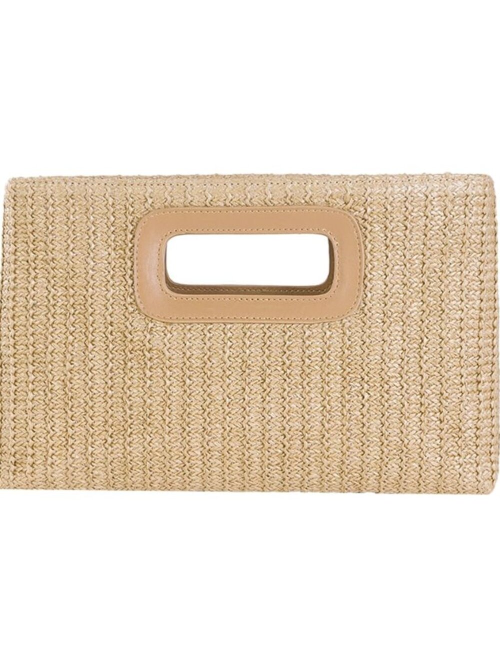 Straw Clutch Purse for Women Travel Straw Beach Tote Bag Woven Rattan Envelope